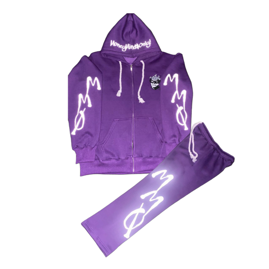 MM0 - Court Purple Reflective Tracksuit